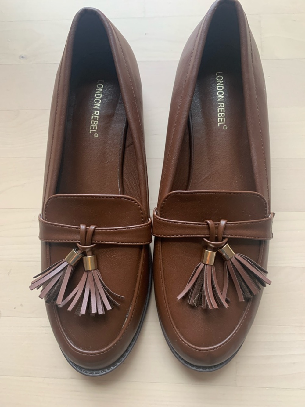ASOS Brown Tassel Loafers
